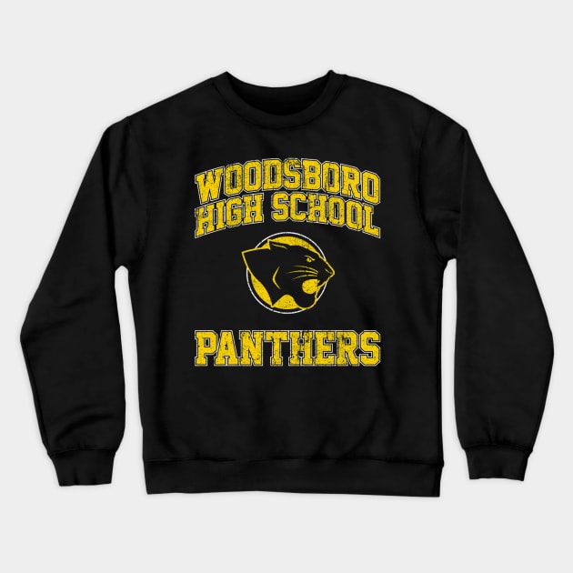 Woodsboro High School Panthers Crewneck Sweatshirt by SalenyGraphicc